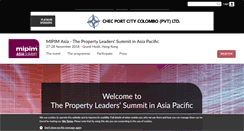 Desktop Screenshot of mipim-asia.com